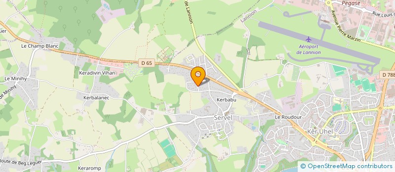 localisation de l'entreprise MADAME MARIE-MICHELE LEVEDER  LANNION