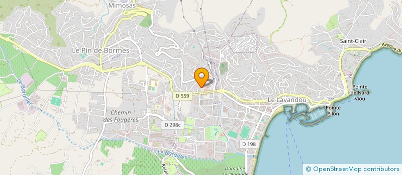 localisation de l'entreprise MADAME MARIE MICHELE PORTEL  BORMES-LES-MIMOSAS