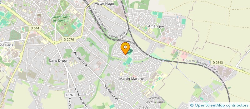 localisation de l'entreprise MADAME MARIE MICHELLE GUISNET  CAMBRAI