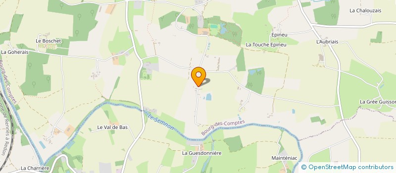 localisation de l'entreprise MADAME MARIE MIGAUD  BOURG-DES-COMPTES