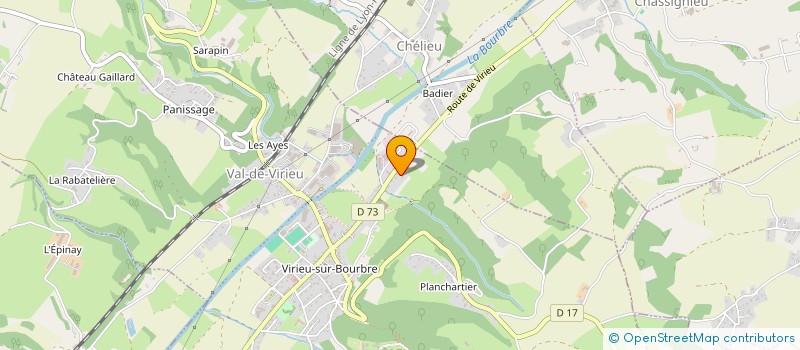 localisation de l'entreprise MADAME MARIE MIGNIEN  VAL-DE-VIRIEU