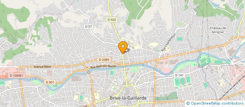 localisation de l'entreprise MADAME MARIE MIGOT  BRIVE-LA-GAILLARDE