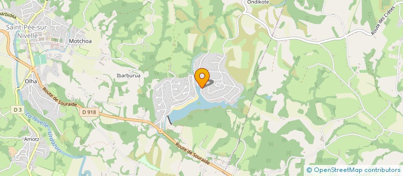 localisation de l'entreprise MADAME MARIE MIGUEL  SAINT-PEE-SUR-NIVELLE