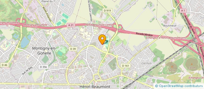 localisation de l'entreprise MADAME MARIE MIKOLAJCZYK à HENIN-BEAUMONT