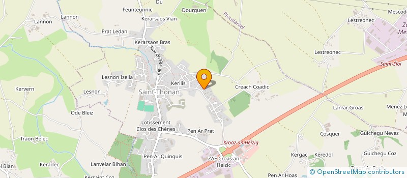 localisation de l'entreprise MADAME MARIE MILIN  SAINT-THONAN