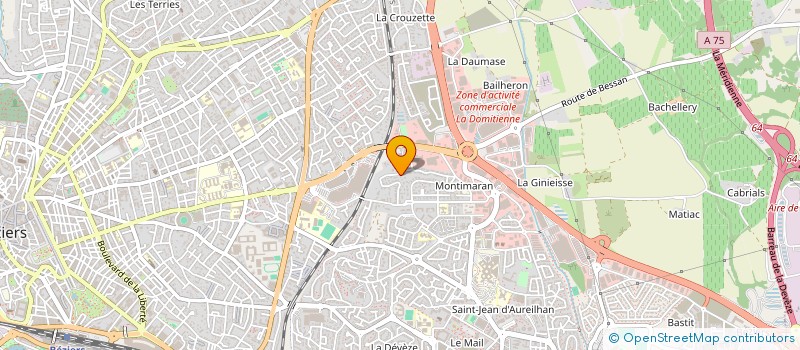 localisation de l'entreprise MADAME MARIE MILLA  BEZIERS