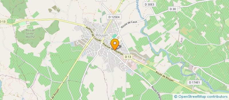 localisation de l'entreprise MADAME MARIE MILLAN  ROUJAN