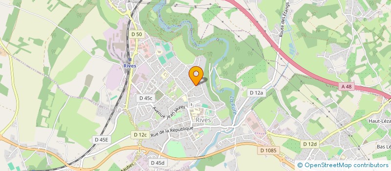 localisation de l'entreprise MADAME MARIE MILLET  RIVES