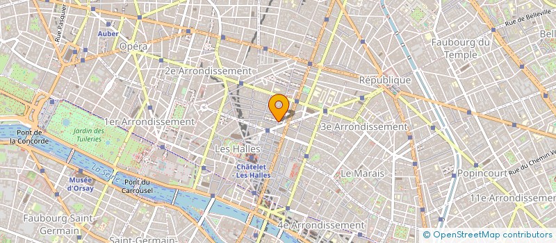 localisation de l'entreprise MADAME MARIE MILLON à PARIS
