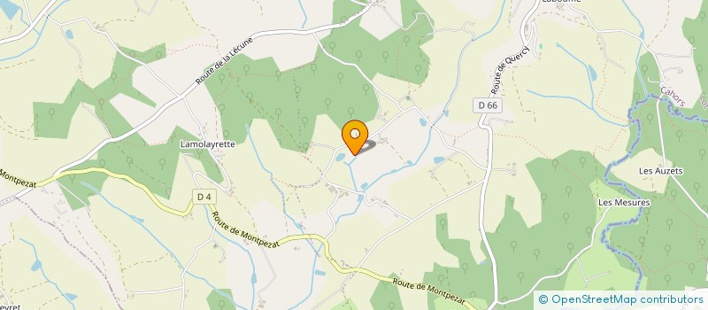 localisation de l'entreprise MADAME MARIE MIQUEL  SAINT-PAUL-FLAUGNAC