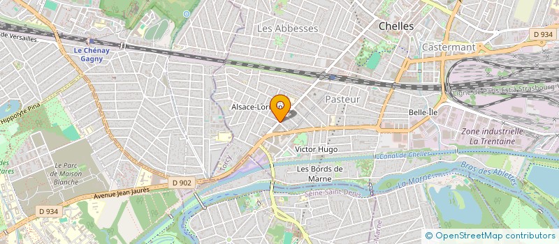 localisation de l'entreprise MADAME MARIE MIRALLES  CHELLES