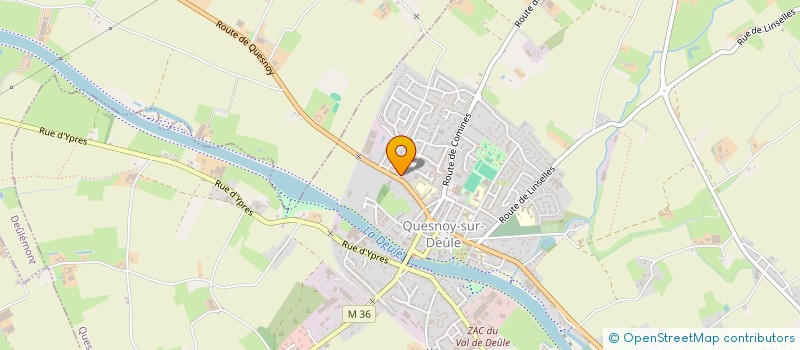 localisation de l'entreprise MADAME MARIE MIRAULT à QUESNOY-SUR-DEULE