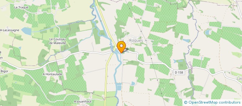 localisation de l'entreprise MADAME MARIE MIREL  MAIGNAUT-TAUZIA