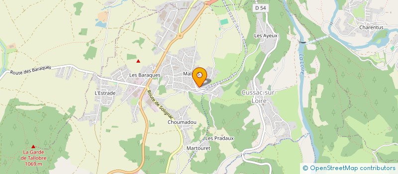 localisation de l'entreprise MADAME MARIE MIRMAND  BAINS