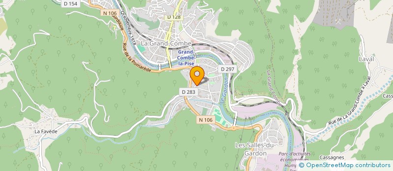 localisation de l'entreprise MADAME MARIE MISSET  LES SALLES-DU-GARDON