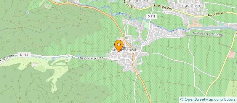 localisation de l'entreprise MADAME MARIE MITTELBERGER  AMMERSCHWIHR