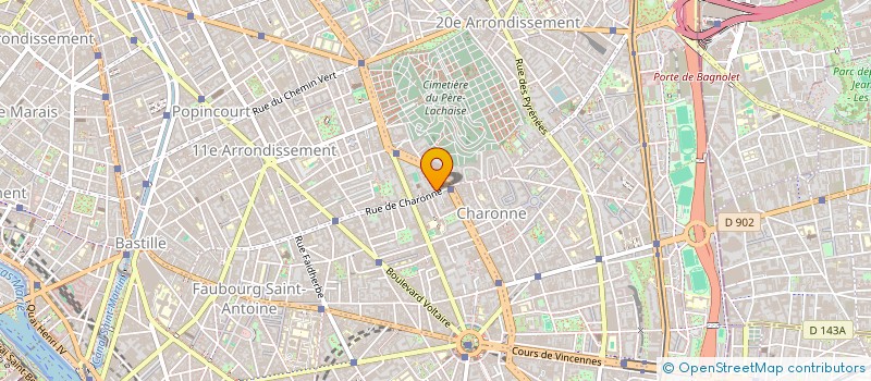 localisation de l'entreprise MADAME MARIE MIURA  PARIS