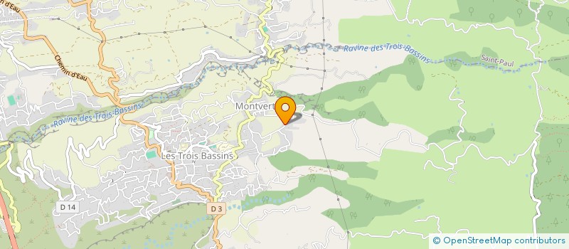 localisation de l'entreprise MADAME MARIE MNEMONIDE  LES TROIS-BASSINS