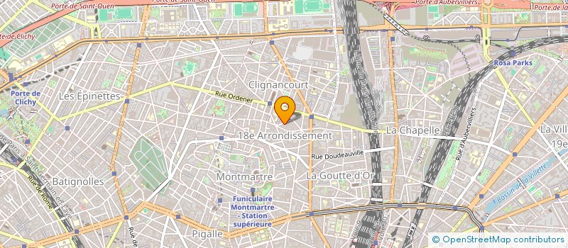 localisation de l'entreprise MADAME MARIE MOARES à PARIS