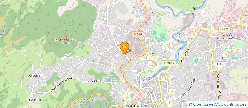 localisation de l'entreprise MADAME MARIE MODRU  ANNONAY