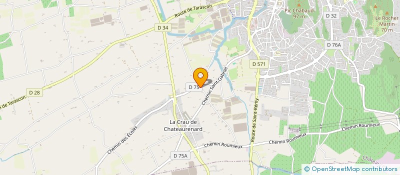 localisation de l'entreprise MADAME MARIE MOINDREAU  CHATEAURENARD