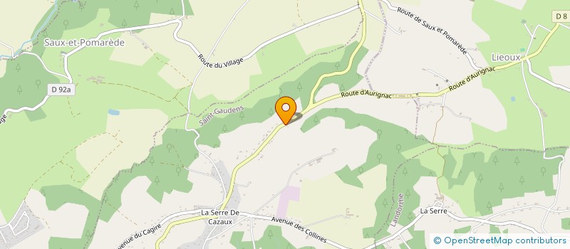 localisation de l'entreprise MADAME MARIE MOINE  SAINT-GAUDENS