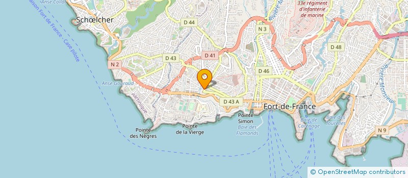 localisation de l'entreprise MADAME MARIE MOISE  FORT-DE-FRANCE