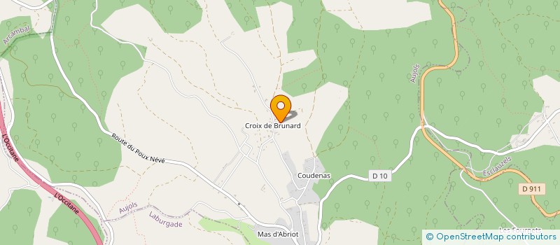 localisation de l'entreprise MADAME MARIE MOLINA KERVELLEC  AUJOLS