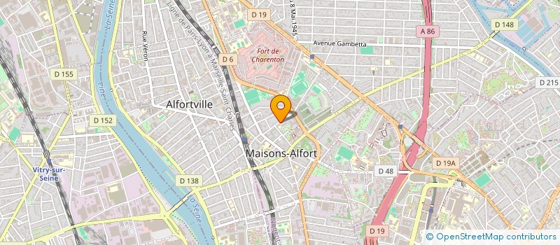 localisation de l'entreprise MADAME MARIE MOLINO  MAISONS-ALFORT