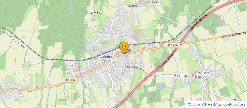 localisation de l'entreprise MADAME MARIE MOLLIET  VALLEIRY