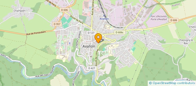 localisation de l'entreprise MADAME MARIE MOLLIEX à AVALLON
