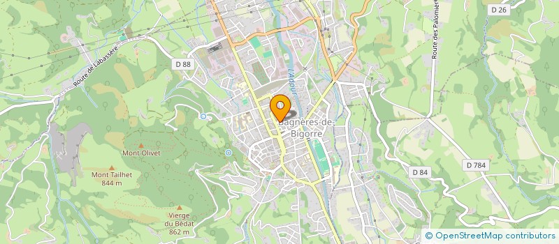 localisation de l'entreprise MADAME MARIE MOLS  BAGNERES-DE-BIGORRE