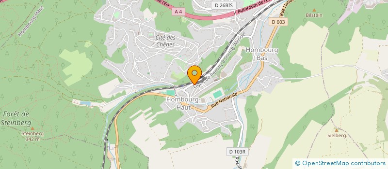 localisation de l'entreprise MADAME MARIE MOMPER  HOMBOURG-HAUT