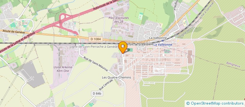 localisation de l'entreprise MADAME MARIE MONARD  BALAN