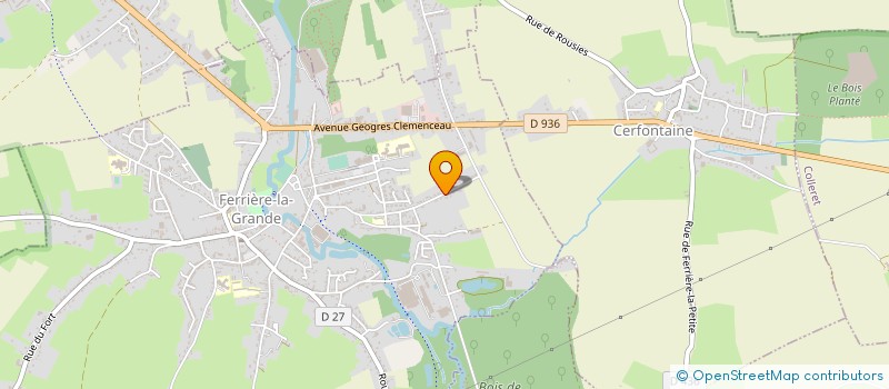 localisation de l'entreprise MADAME MARIE MONCHAU  FERRIERE-LA-GRANDE