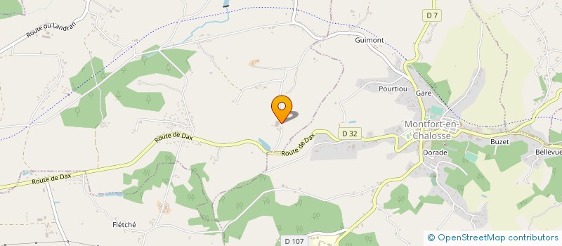 localisation de l'entreprise MADAME MARIE MONDENX  GAMARDE-LES-BAINS