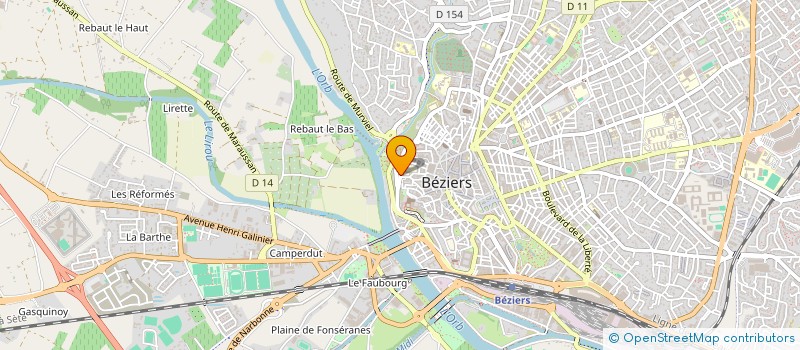 localisation de l'entreprise MADAME MARIE MONDIE-MORERE à BEZIERS