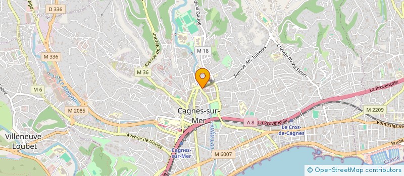 localisation de l'entreprise MADAME MARIE MONDOLONI à CAGNES-SUR-MER