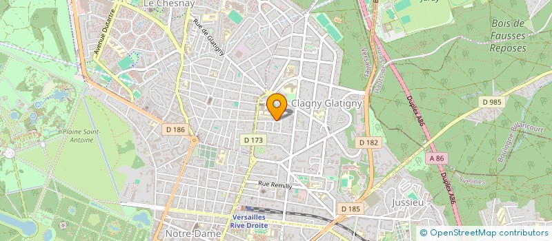 localisation de l'entreprise MADAME MARIE MONFRAIX à VERSAILLES