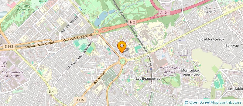 localisation de l'entreprise MADAME MARIE MONGRA à AULNAY-SOUS-BOIS