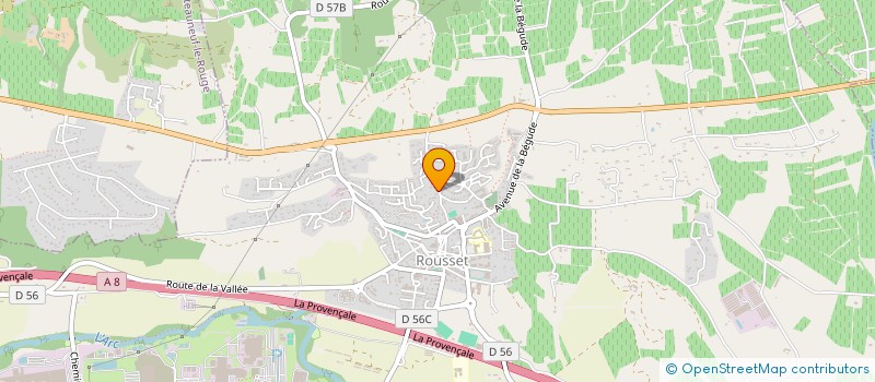 localisation de l'entreprise MADAME MARIE MONIER  ROUSSET