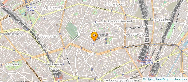 localisation de l'entreprise MADAME MARIE-MONIQUE CATALOGNE  PARIS