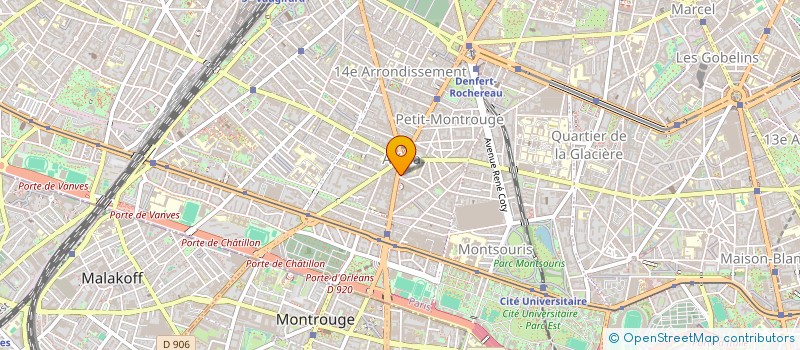 localisation de l'entreprise MADAME MARIE MONJARDET  PARIS