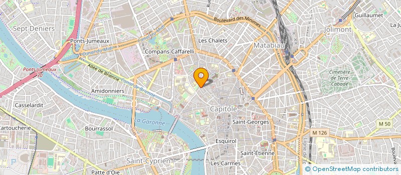 localisation de l'entreprise MADAME MARIE MONKAM DAVERAT  TOULOUSE