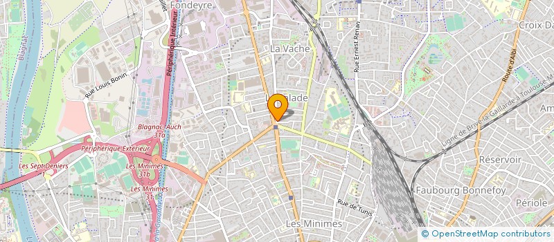 localisation de l'entreprise MADAME MARIE MONNAC  TOULOUSE