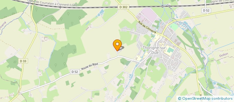 localisation de l'entreprise MADAME MARIE MONNIER  TUFFE-VAL-DE-LA-CHERONNE