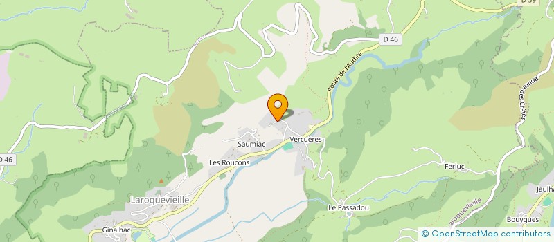localisation de l'entreprise MADAME MARIE MONREISSE à LAROQUEVIEILLE