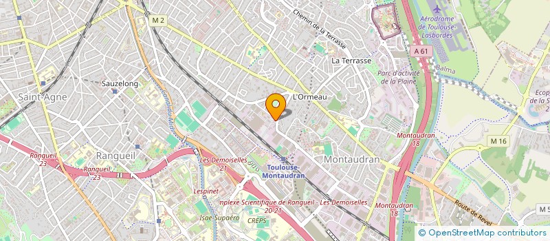 localisation de l'entreprise MADAME MARIE MONROZIES  TOULOUSE