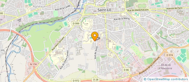 localisation de l'entreprise MADAME MARIE MONSALLIER  SAINT-LO