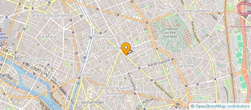 localisation de l'entreprise MADAME MARIE MONSEF  PARIS